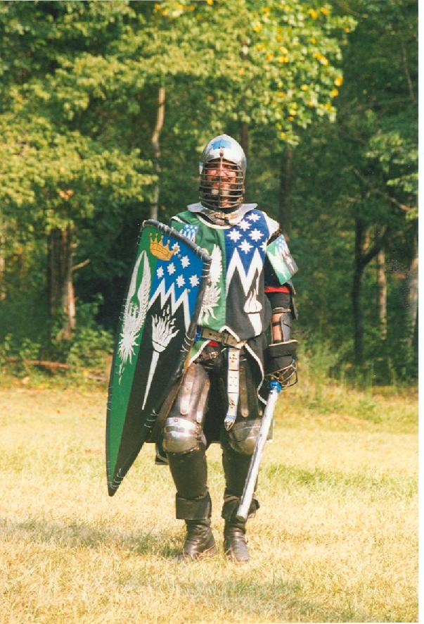 Baron Jason in armor.