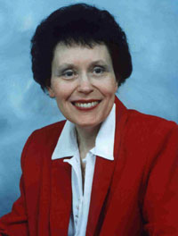 Color portrait photo of Laura Remson Mitchell.