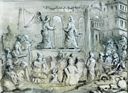 Outdoor Play with Annunciation Scene