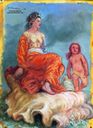 Allegorical Figure and Putti