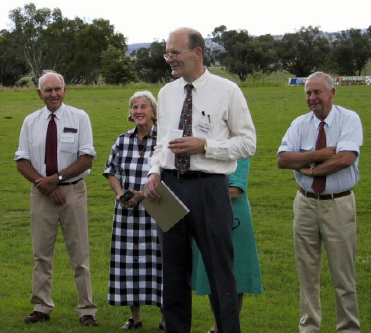 Peter Cudmore, Helen Cudmore, Robert Niall, Jenny Cudmore (behind), John Cudmore