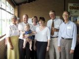 Wendy Cudmore,  Edm�e Cudmore(behind), Richard Hill holding Catherine, Paula Cudmore, Edwina Muir, Kelly Cudmore, John F. Cudmore