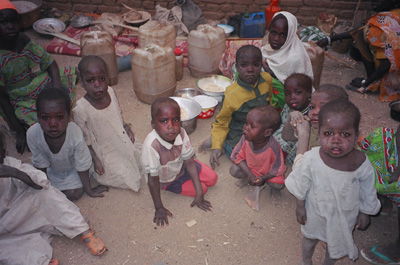 Displaced children