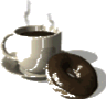 Coffee and donut