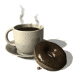 Coffee and a donut