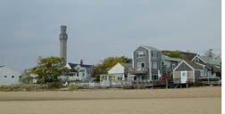 Looking from the beach - Provincetown, Ma. Oct. 2000