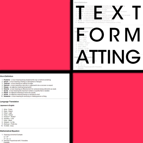 text_formatting