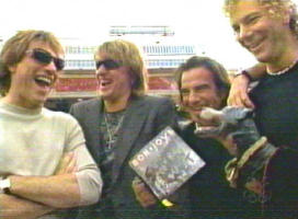 pic of band with Triumph the Insult Dog