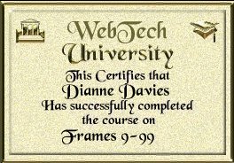 Tables Course Certificate