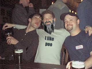 Nick tries out his new beard