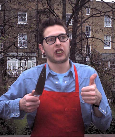 He's all thumbs
