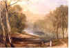 We got engaged here; this picture of the gardens at their best was painted by Turner.