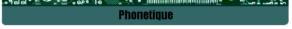 Phonetique