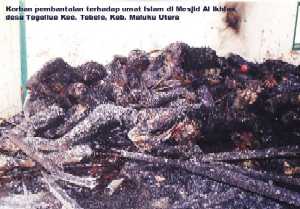 Terbakar di Masjid