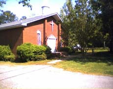 front side view of the church