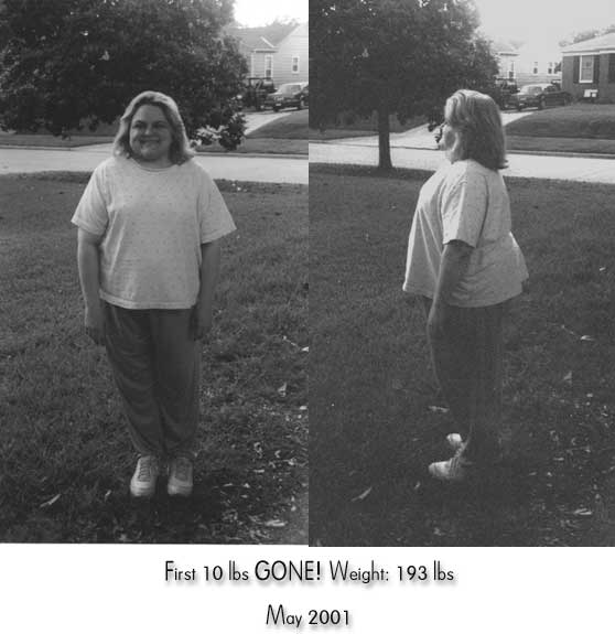first 10 lbs gone!