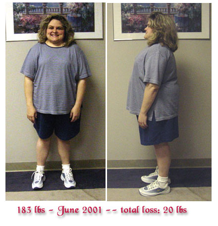 183 lbs! -20 lbs so far!