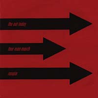 cover of the Four Man March 3 way split on 000 Records.