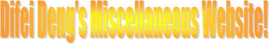 Welcome to my site!