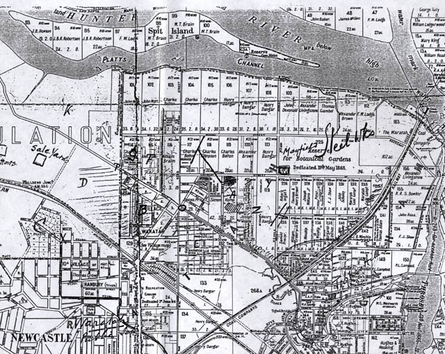 Mayfield, Spit island and Platt's Channel, pre 1950s