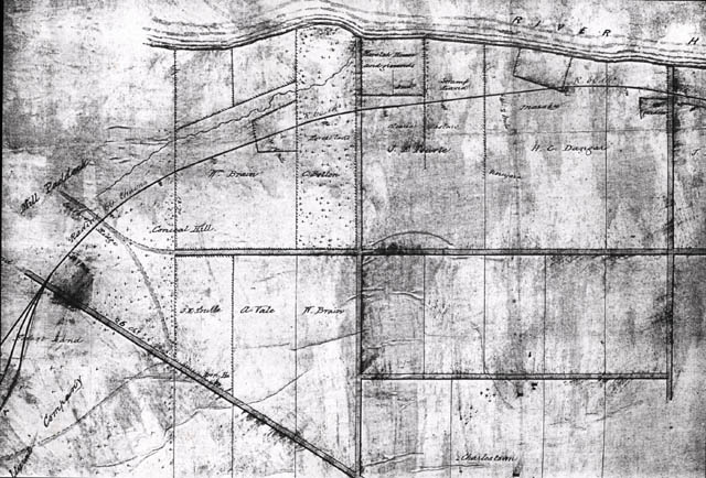 North Waratah 1864 with Waratah House and Mill Paddock