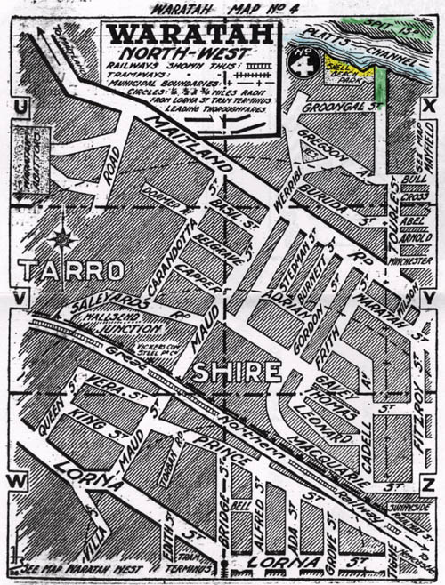 North West Waratah Street Directory 1930