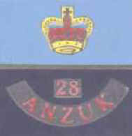 Unit identification badge 28 ANZUK Brigade