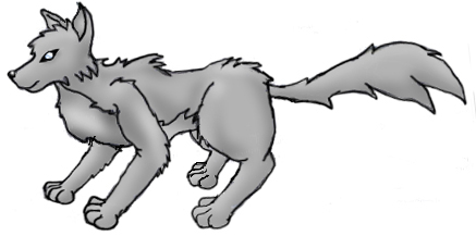 Claire as a wolf