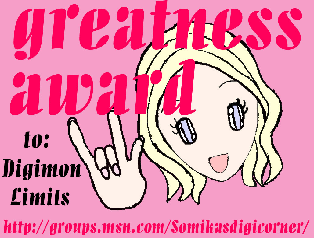 Somika's Greatness Award from Somika's Digi-Corner