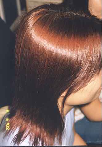 my current hair color but you can't see the red streaks.. 