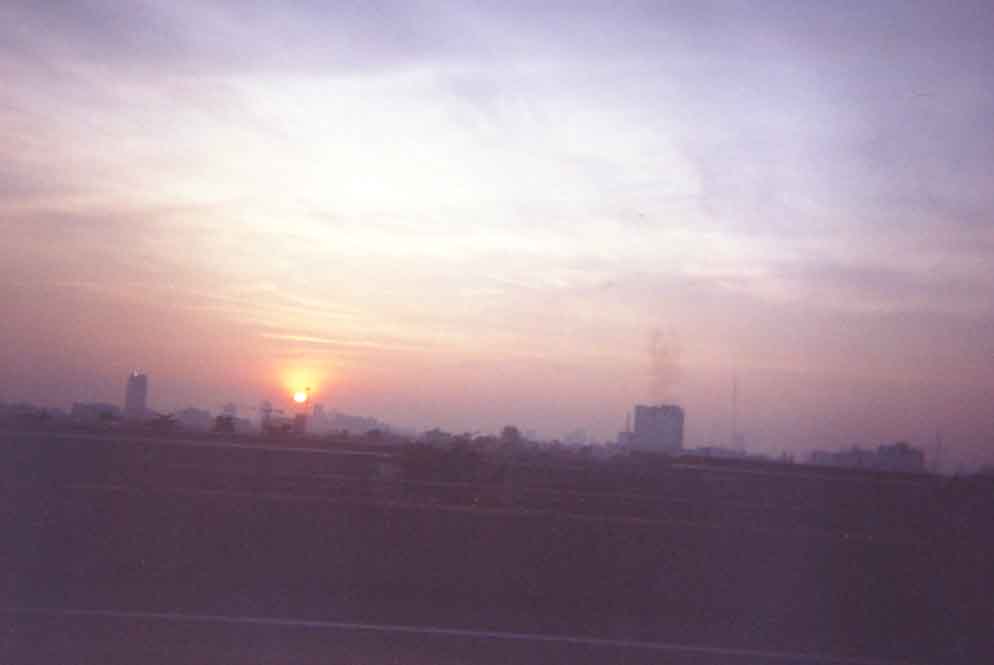 sunrise in Bangkok