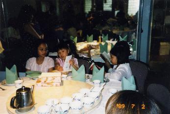 at my first communion.. jessica, me, and genevieve [[L-R]]