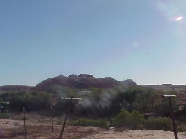 The view of Rock Point from behind my house