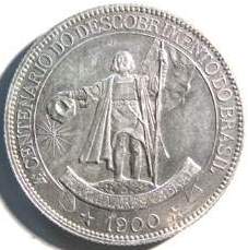 [Gedenkm�nze auf den 400. Jahrestag der Entdeckung Brasiliens durch 
Cabral