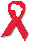 [rote Schleife/AIDS in Afrika]