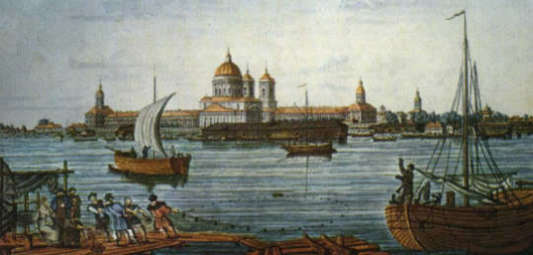 [Das Aleksandr-Newskij-Kloster an der Newa]