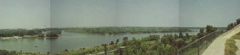 [M�ndung der Sawe in die Donau]