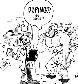 [Doping? nie geh�rt! (Wer hat schon Augen im Hinterkopf :-)]