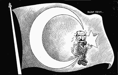 Ecevit auf dem H�hepunkt seines Ruhms