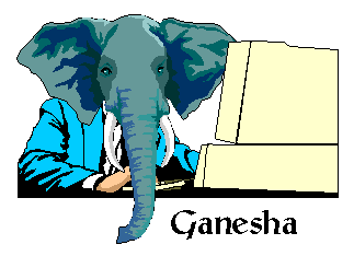 [Ganesh surft im Internet]