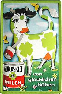 [Gl�cksklee-Milch von gl�cklichen K�hen]