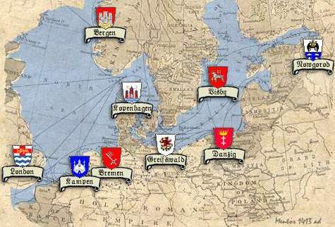 [Hansest�dte an der Ostsee]