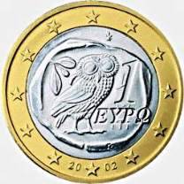 [eine Euro-Eule in Athen]