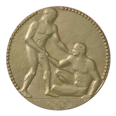 [Medaille: Hilfreich sei der Mensch, edel und gut (Schiller)]