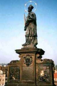 [Statue des hl. Nepomuk]