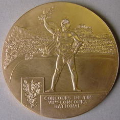 [Sch�tzenmedaille auf den 7. Nationalen Schie�wettbewerb]