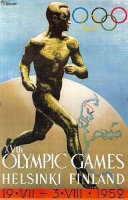 [Plakat der Olympischen Sommerspiele 1952 in Helsinki]
