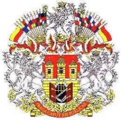[PRAGA CAPUT REI PUBLICAE - Wappen der Stadt Prag]