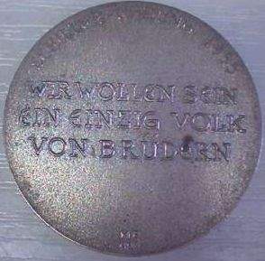 [Medaille Schiller, Zitat aus Wilhelm Tell]