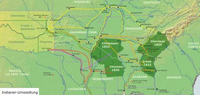 [Indianer-Umsiedlung 1838 - der Marsch der Tr�nen]